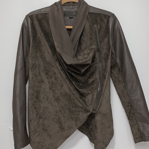 BLANKNYC vegan suede/leather jacket - Picture 3 of 14
